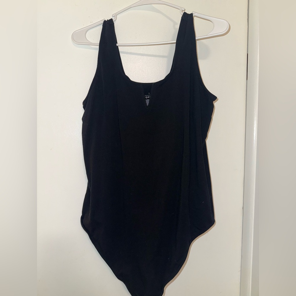 Torrid Black Cutout Detail Bodysuit